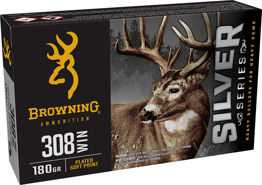 Browning Ammo Brna B192603081 308 Silver Sp 180gr 20/10