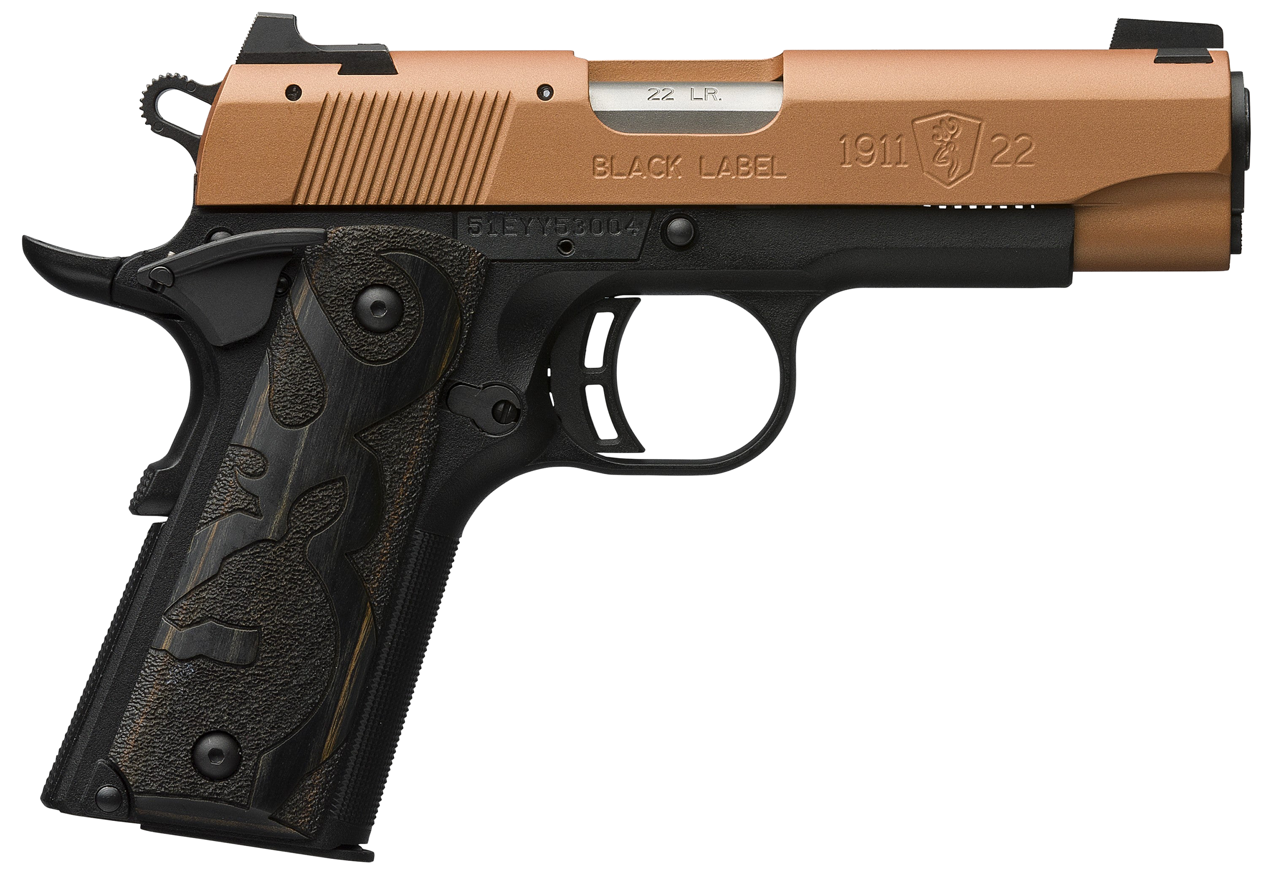 Browning 1911-380 Brn 051060490 1911-22 Bl Cmp 3dt 22 3.63 Nlght