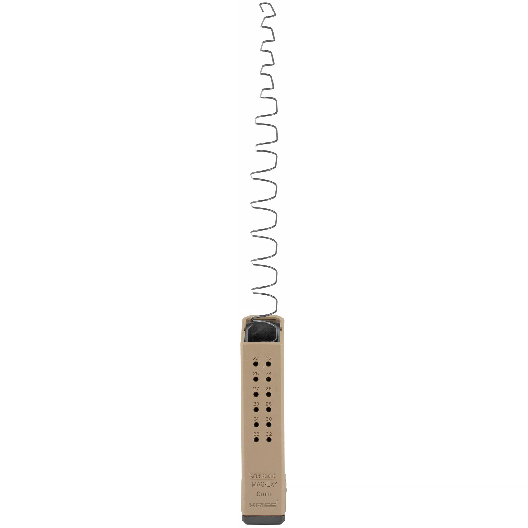 KRISS USA MagEx2 Extension Kit FDE for Glock Magazine