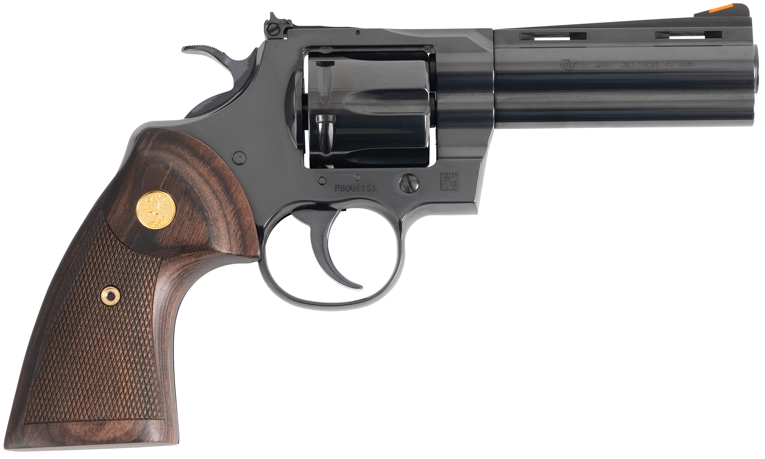 Colt Mfg Python Colt Python-bp4wts Pythn 357 4.25 Bl/wl