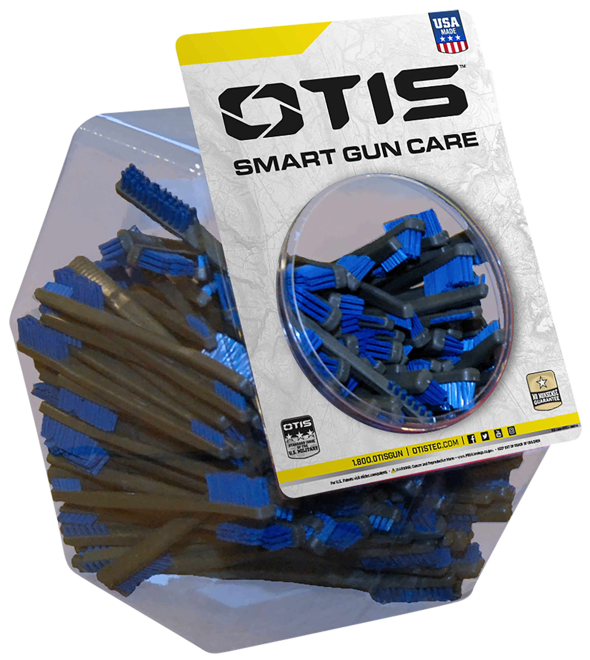 Otis Ap Brushes Otis Ad1080316blu Cnstr Pop Blu Nyl Ap Brsh 150ct