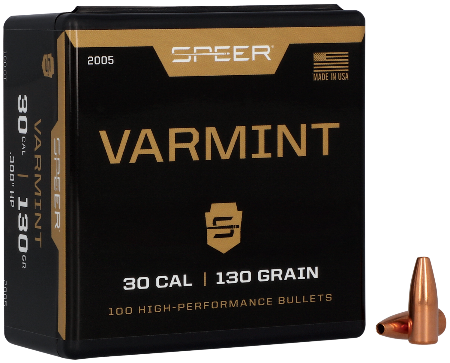 Speer Ammo Varmint Speer 2005 Bull .308 130 Hp 100/5