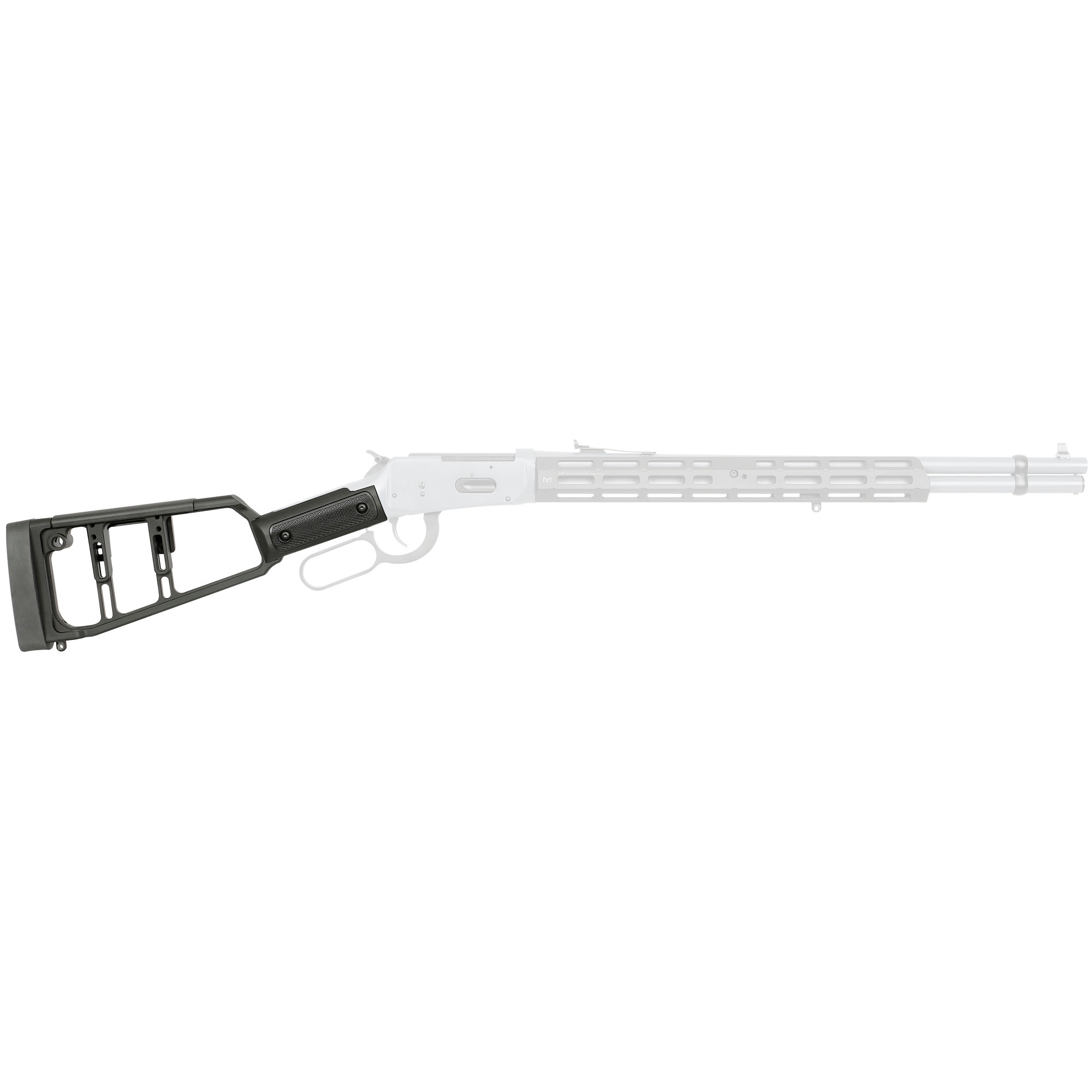 Mi Lever Action Winchester Stock Straight Grip Black