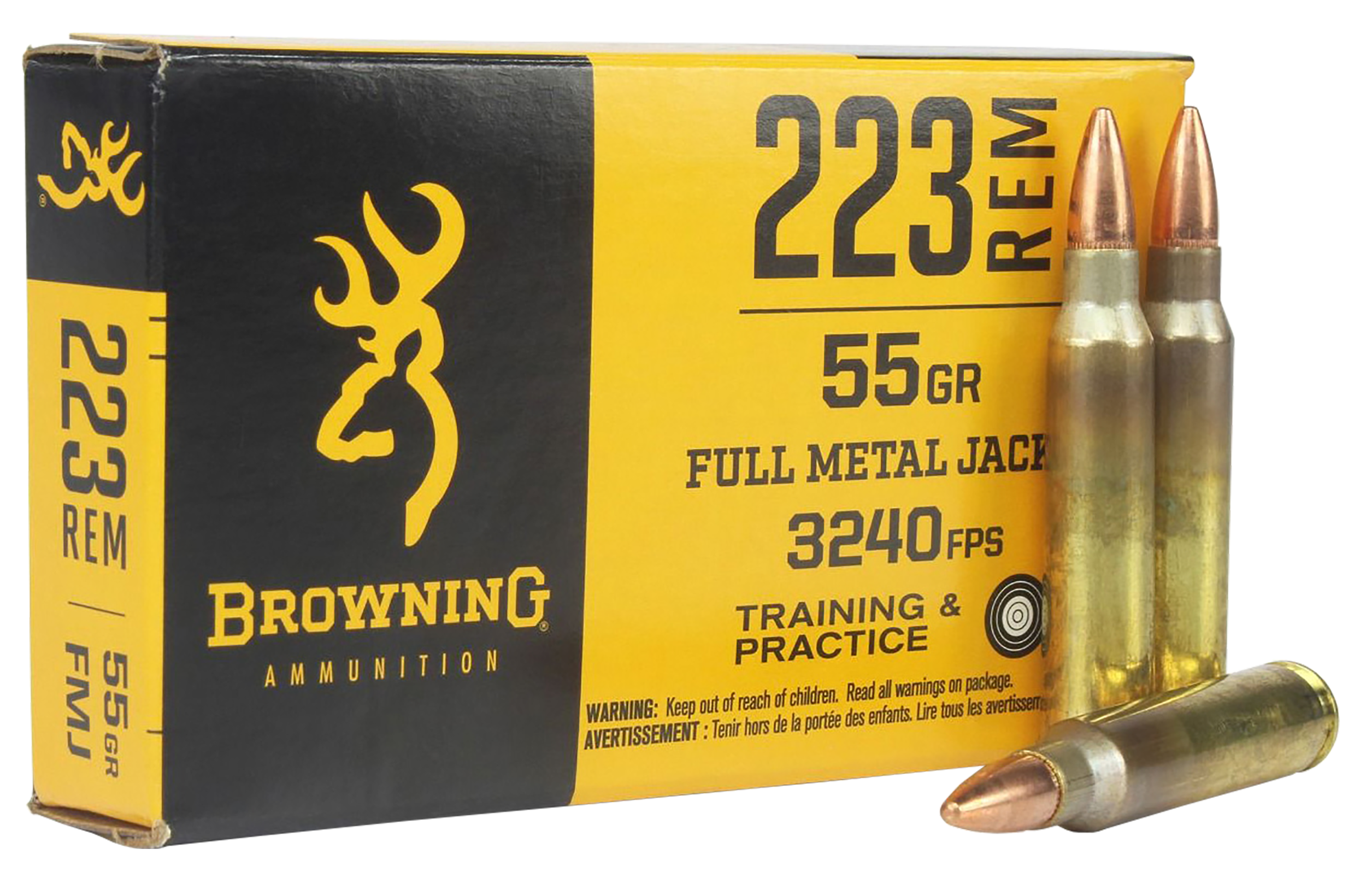 Browning Ammo Brna B192802231 223 Fmj Lc 55gr 20/50