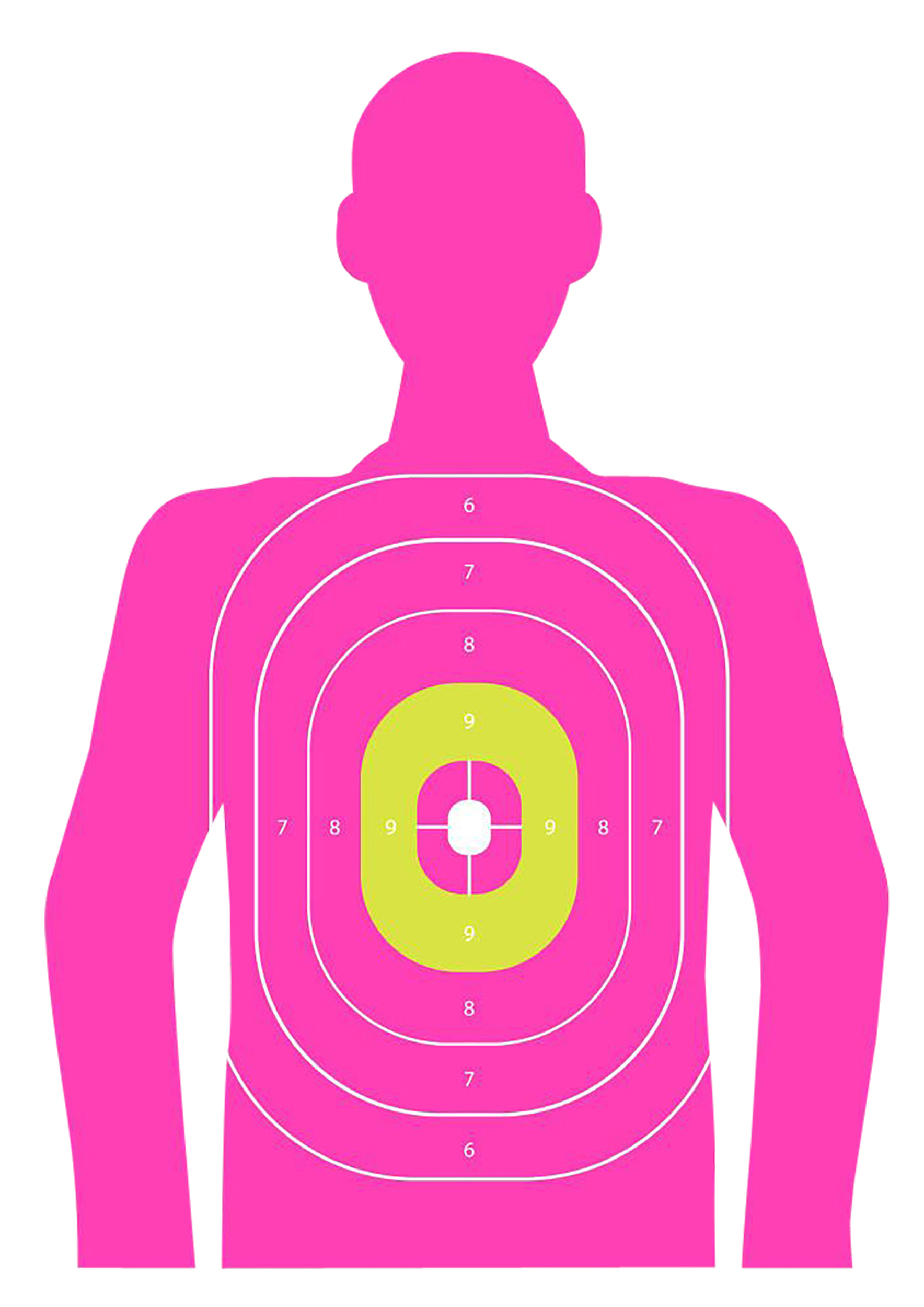 Allen Ez-aim Allen 15653 Ez Aim Trgt 23x35 In The Pnk Silh 3pk