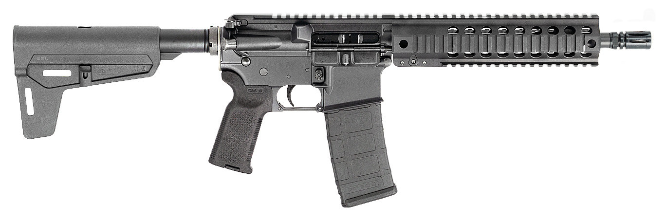 AM AM15 5.56 FRONTLINE PISTOL 10.5 QUAD RAIL