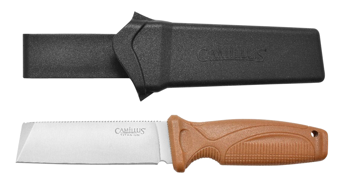 Camillus Swedge Fixed Blade Tan