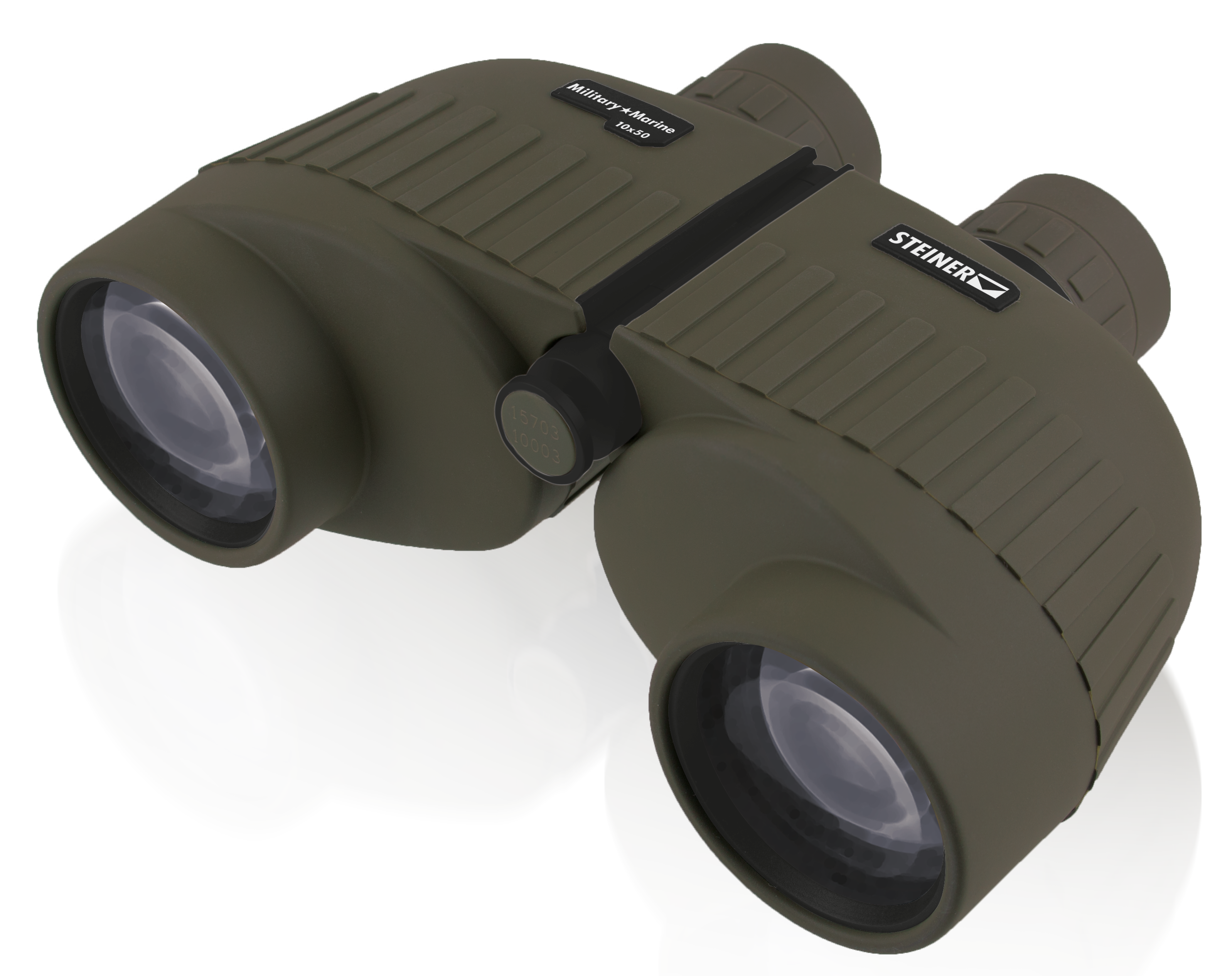 Steiner 10x50 Military Marine Binocular Green, Porro Prism