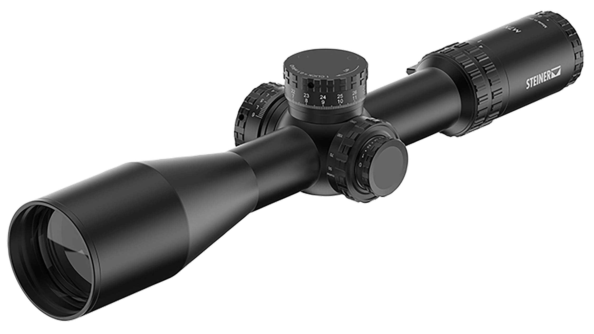 Steiner 4-28x56 M7Xi 34mm Rifle Scope Matte, Illuminated MSR 2, Side Focus, 1/p