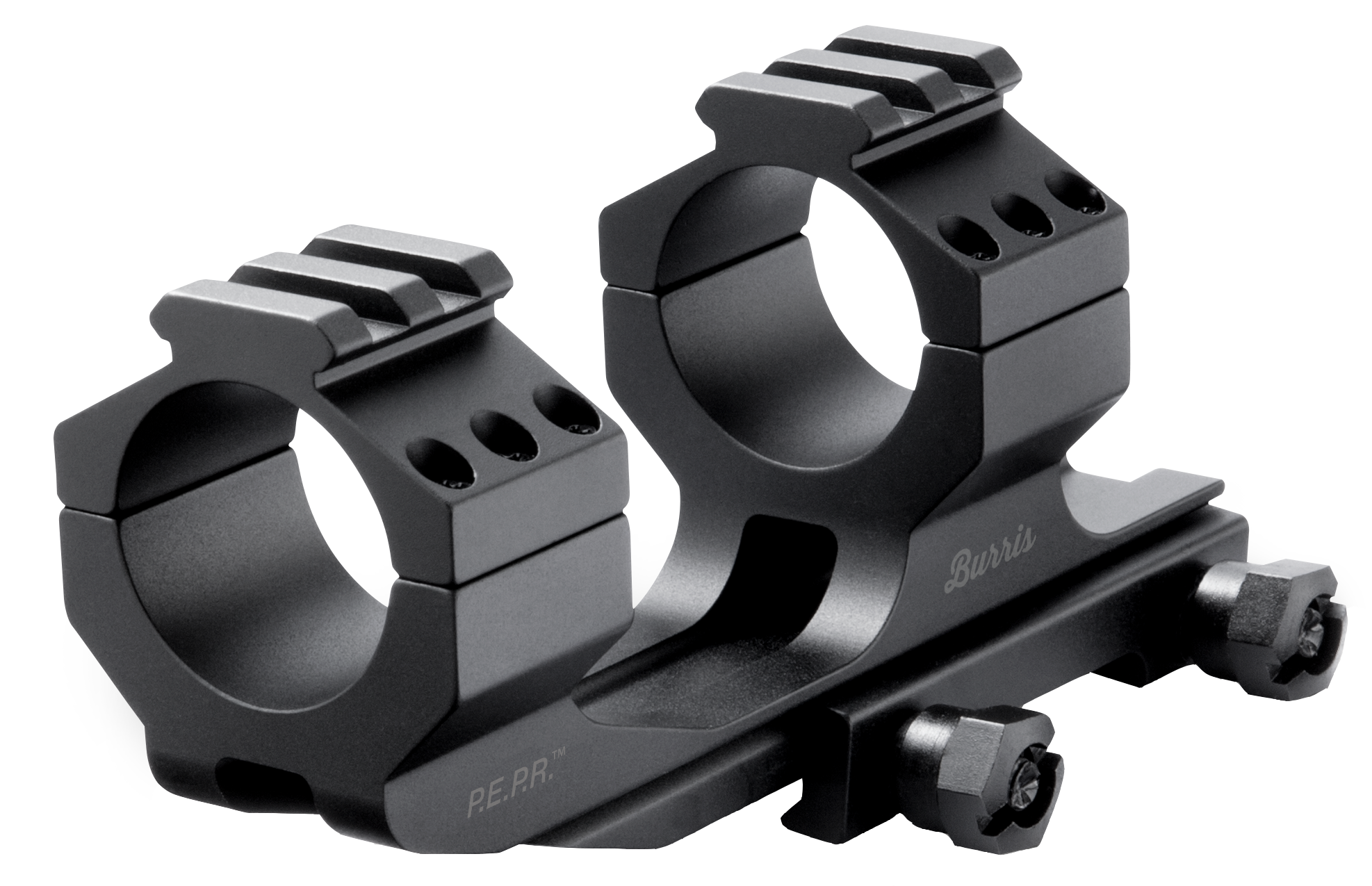 Burris P.E.P.R. 1" Scope Mount Matte, w/ Picatinny Tops
