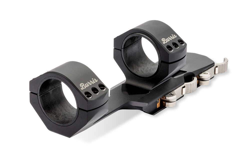 Burris 410353 AR-Signature P.E.P.R. Scope Mount/Ring Combo Matte Black Quick Detach 34mm Tube Picatinny/Weaver Steel AR-Platform