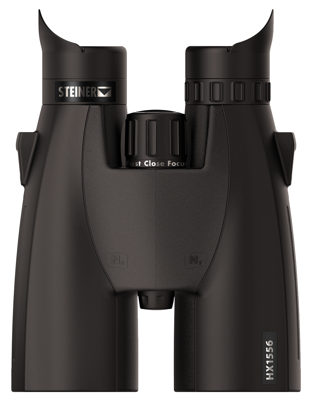 Steiner 2018 HX 15x56mm Roof Prism Black Rubber Armor Makrolon