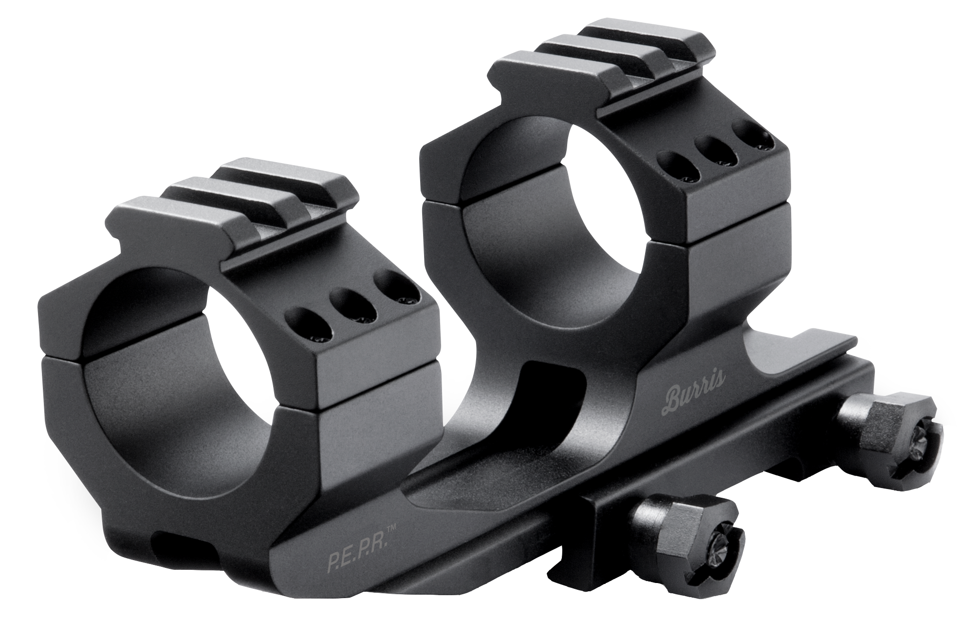 Burris P.E.P.R. 30mm Scope Mount Matte, w/ Picatinny Tops