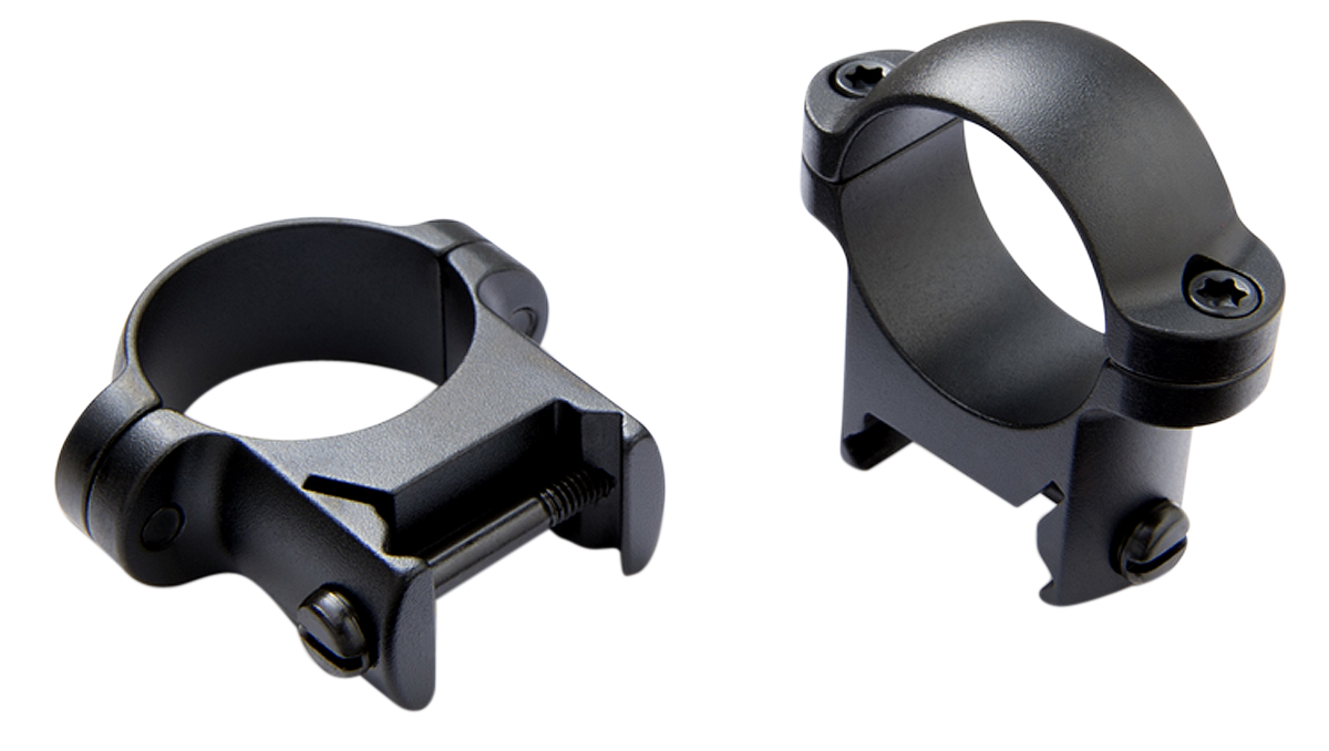 Burris 420087 Zee Scope Ring Set Matte Black Steel 1" Tube High Weaver