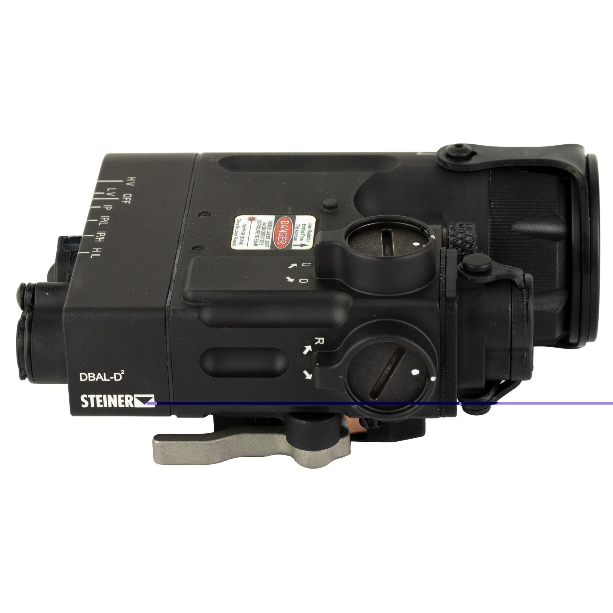 Steiner DBAL-D2 Green Laser Black, <5mW Laser, <.7mW IR Pointer, 600mW IR Illuminator