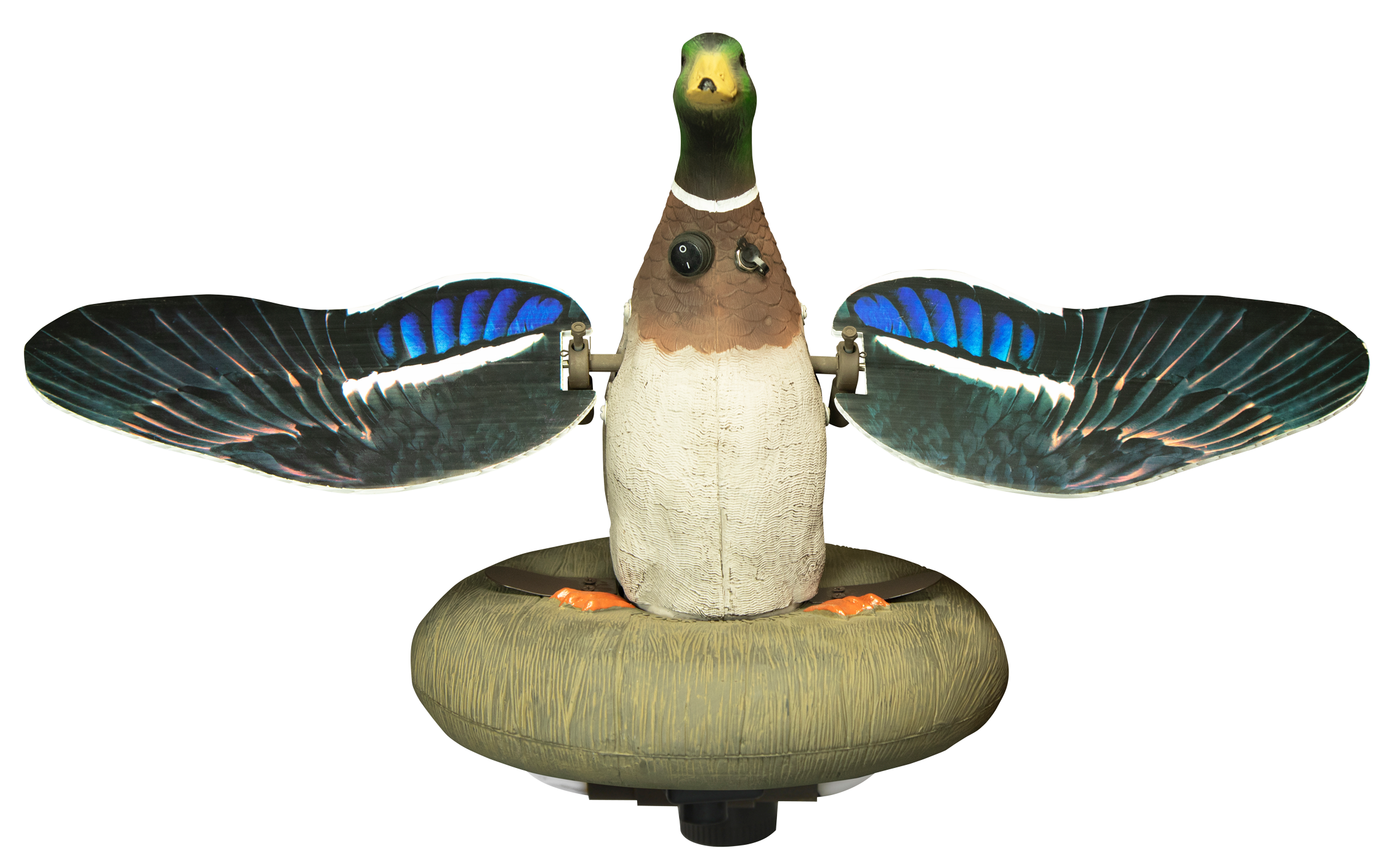 Higdon Outdoors 53077 XS Splashing FlasherMallard Drake Species Multi Color Features Built-In Timer