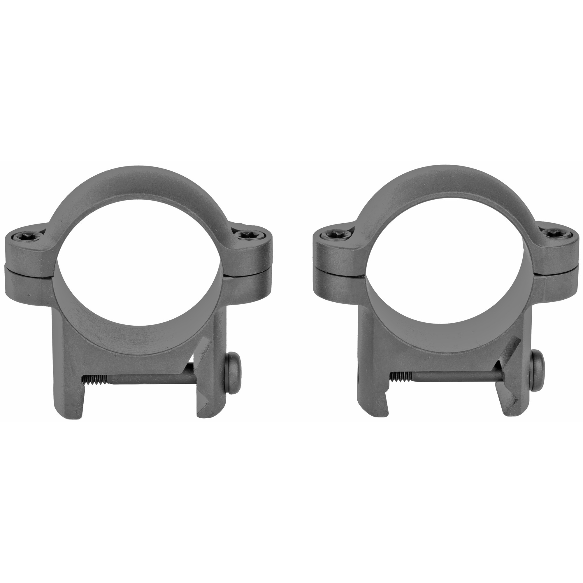 Burris 420083 Zee Scope Ring Set Matte Black Steel 1" Tube Low Weaver