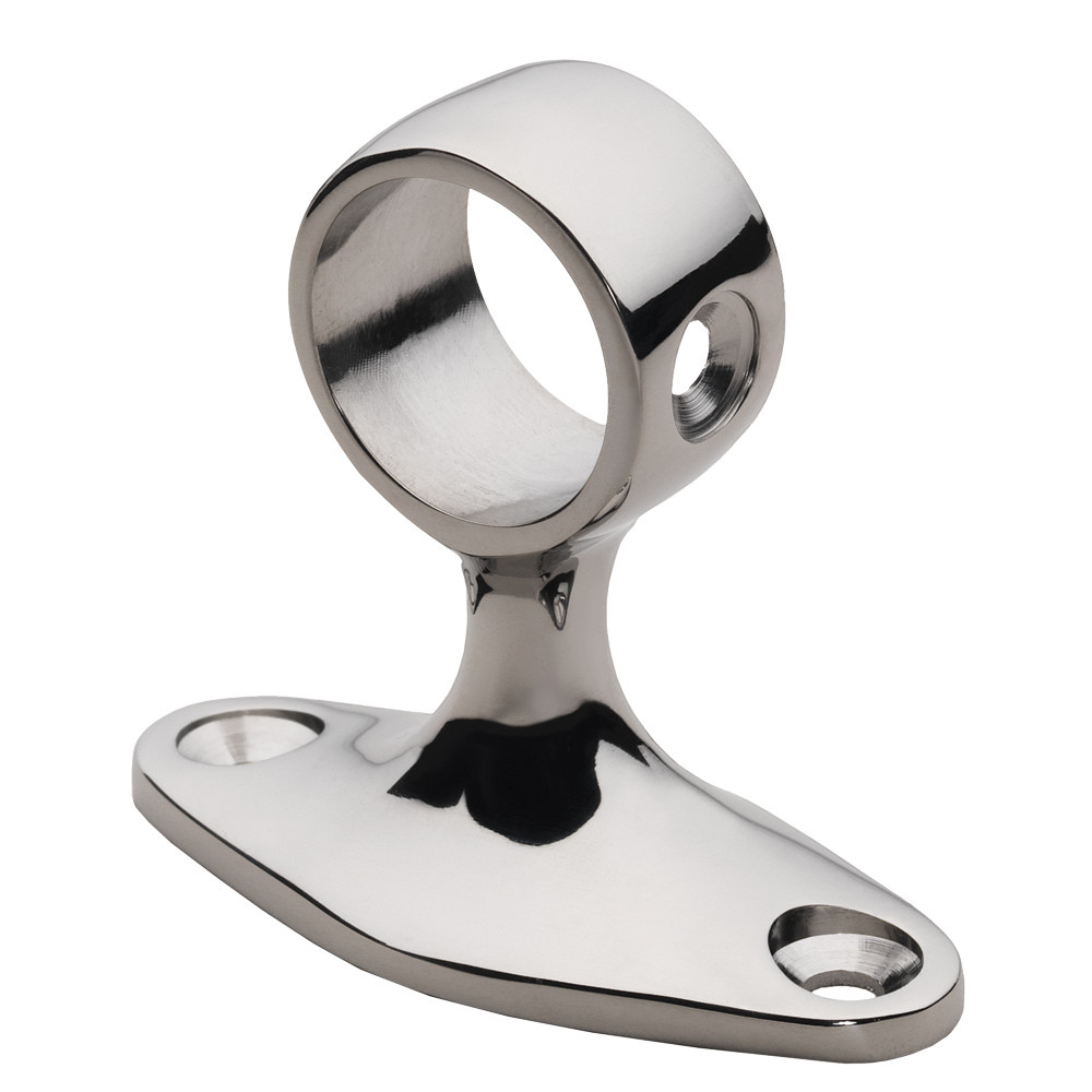Whitecap 90™ Handrail Stanchion - Center - 316 Stainless Steel - 7/8" Tube O.D.