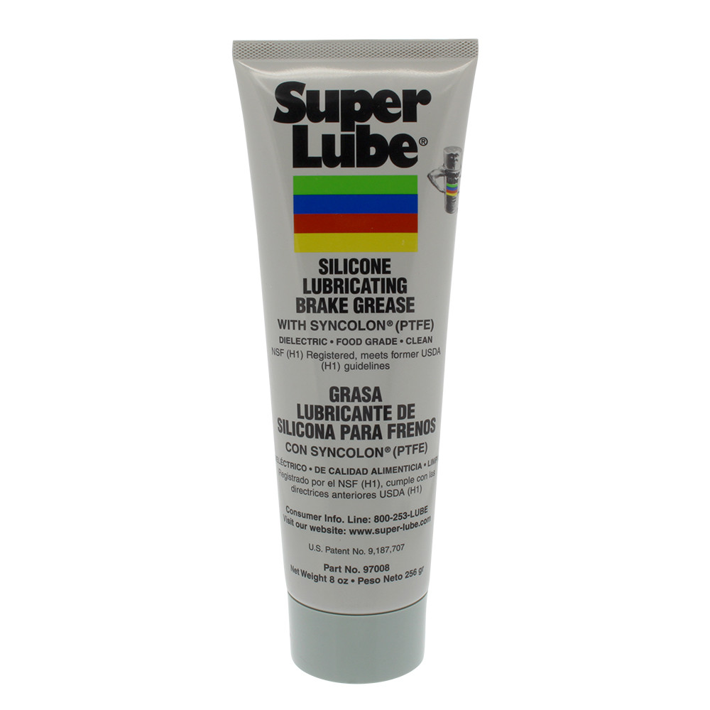 Super Lube Silicone Lubricating Brake Grease w/Syncolon∫ (PTFE) - 8oz Tube