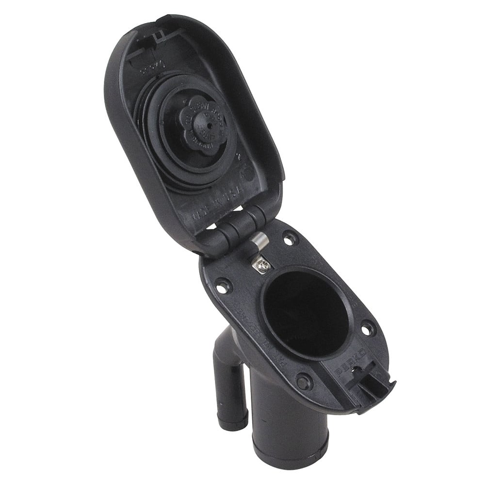 Perko Combination Vented Gas Fill/Tank f/1-1/2" Hose - 35™ Angled Neck