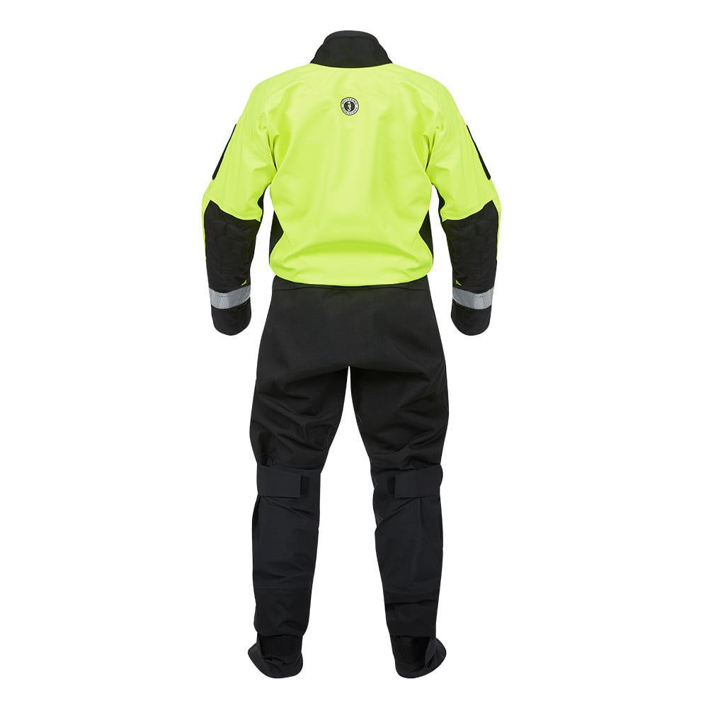 Mustang Sentinel Series Water Rescue Dry Suit - Fluorescent Yellow Green-Black - Large 1 Regular