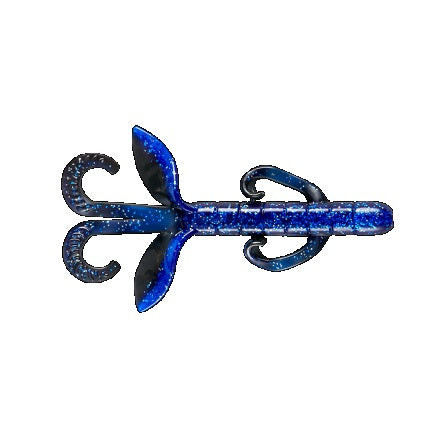 Yum Christie Critter 4.5" 8ct Black Blue Shadow