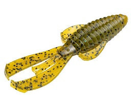Strike King Baby Rage Bug 3 9pk Green Pumpkin
