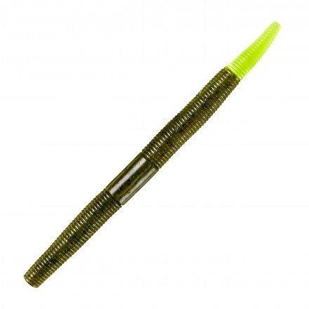 Yum Dinger 5" 8ct Green Pumpkin/Chart