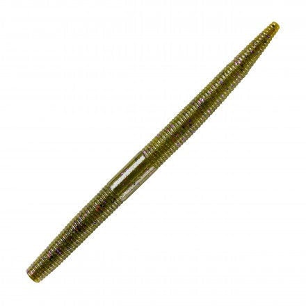 Yum Dinger 4" 10ct Green Pumpkin Purple Flake