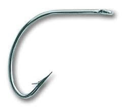 Mustad Wide Gap Hook Nickle 8ct Size 3/0