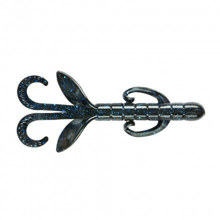 Yum Christie Critter 4.5" 8ct Black/Blue Flake