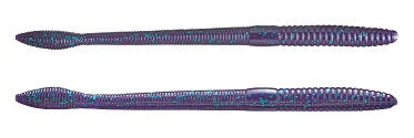 Strike King KVD Finesse Worm 5" 12ct June Bug
