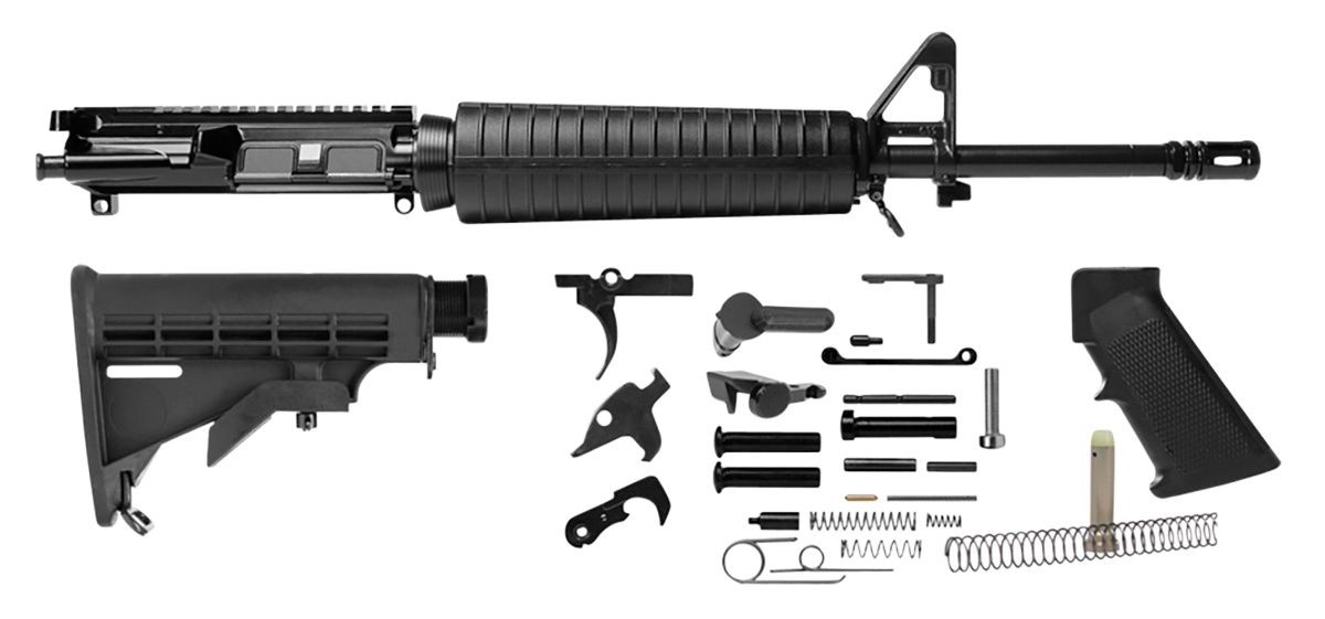 Del-ton Inc Rifle, Delton Rkt104 Mid-length Rifle Kit 16in