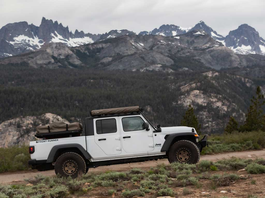 Jeep Gladiator JT (2019-Current) Cab Over Camper Slimline II Roof Rack Kit
