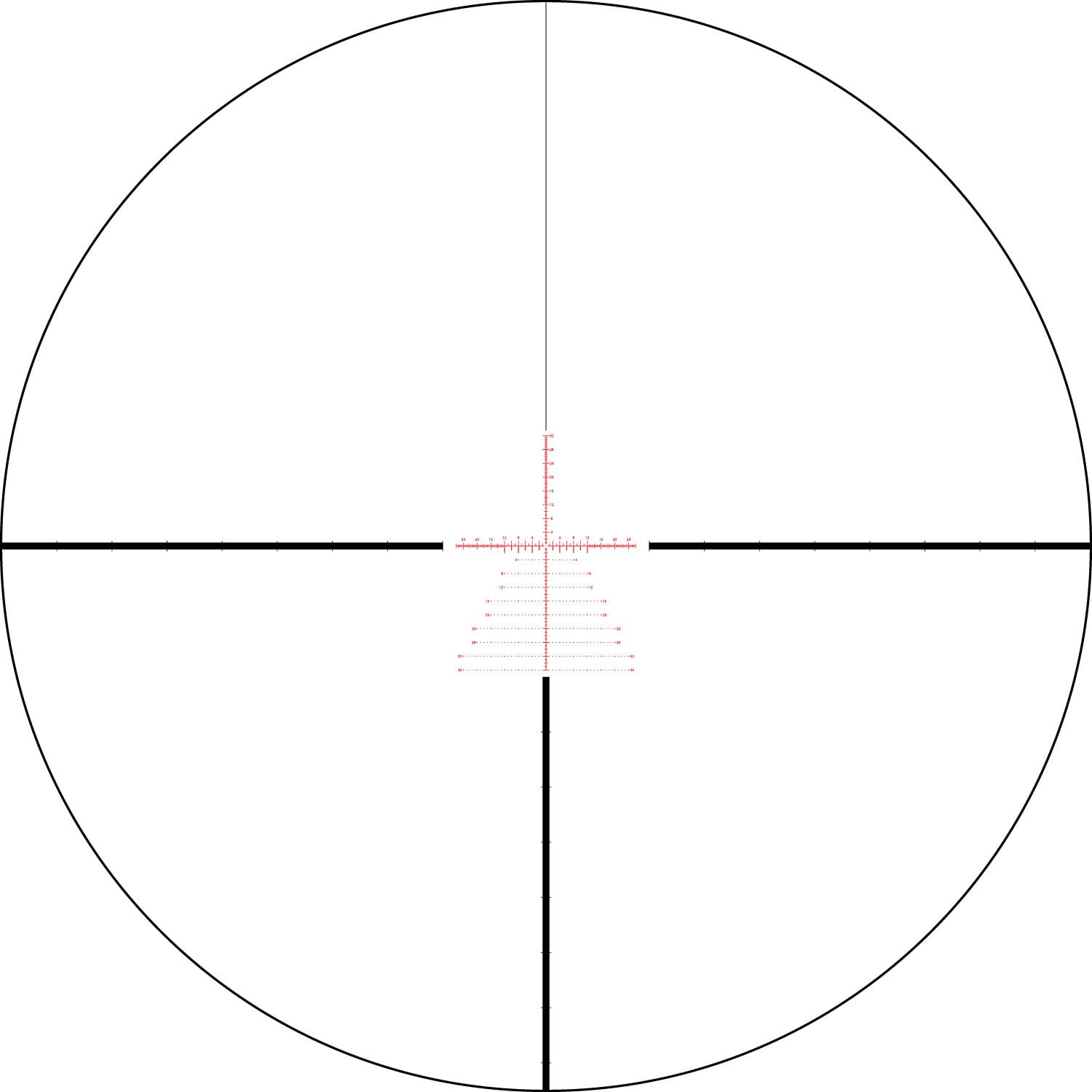 Vortex Strike Eagle 5-25x56 FFP EBR-7C MOA