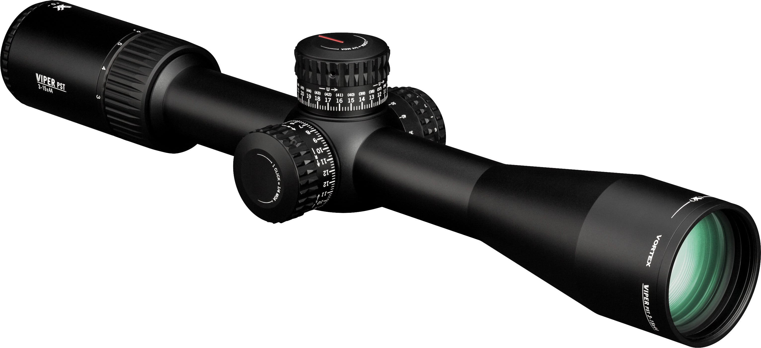 Vortex Viper PST Gen II 3-15x44 FFP EBR-7C MOA