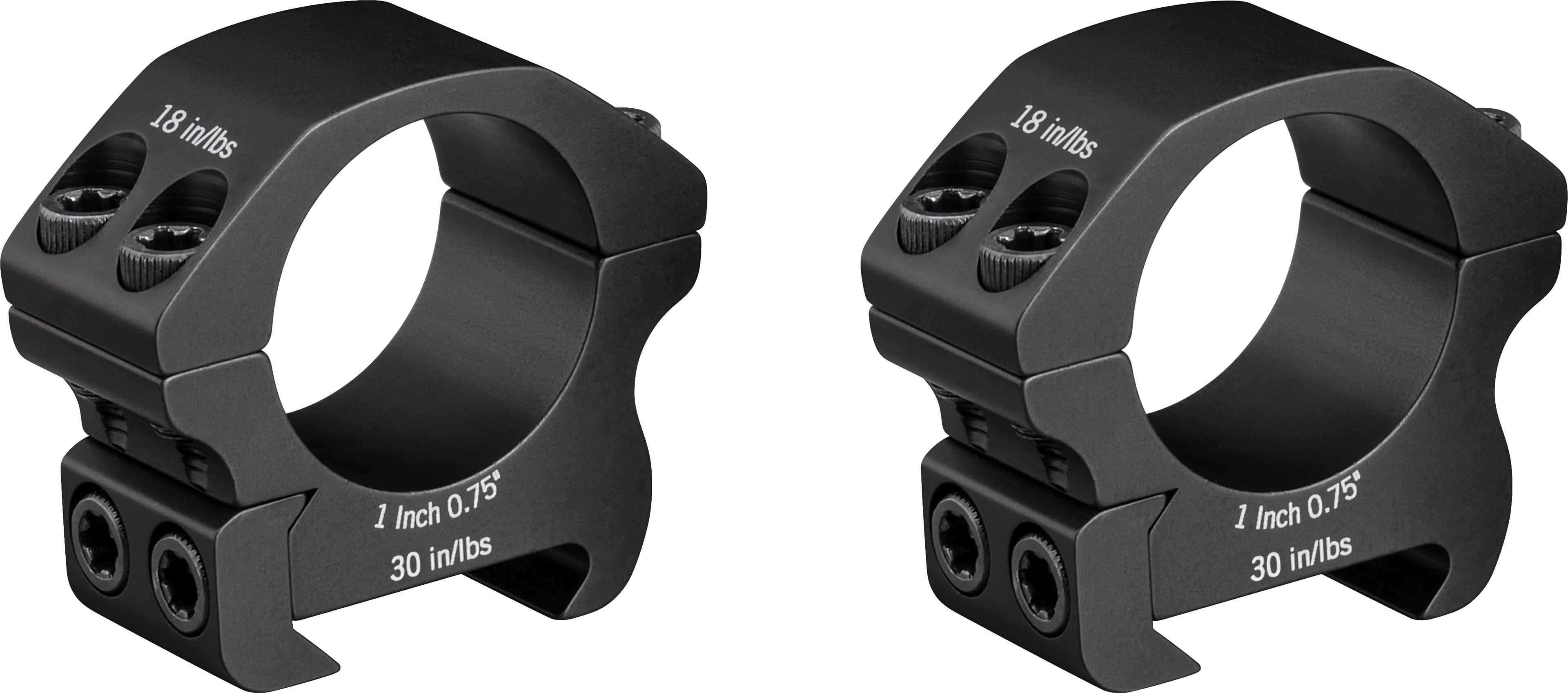 Vortex Pro Series 1" Rings Low - 0.75"