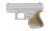 Hogue 18603 HandAll Beavertail Grip Sleeve Textured Flat Dark Earth Rubber for Glock 26, 27 Hogue 18603 HandAll Beavertail Grip Sleeve Textured Flat Dark Earth Rubber for Glock 26, 27
