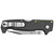 Cold Steel CS62K1 SR1 Lite 4" Folding Clip Point Plain 8Cr13MoV SS Blade/Black Griv-Ex Handle Includes Pocket Clip