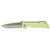 Southern Grind SG03030004 Bad Monkey4" Folding Drop Point Plain Satin 14C28N Steel Blade/ 5.25" Jade Ghost Green G10 Handle Includes Pocket Clip