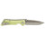 Southern Grind SG03030004 Bad Monkey4" Folding Drop Point Plain Satin 14C28N Steel Blade/ 5.25" Jade Ghost Green G10 Handle Includes Pocket Clip