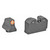 XS R3D Night Sight Set Glock 17, 19, 22, 23, 24, 26, 27, 31, 32, 33, 34, 35, 36, 38 Suppressor Height 3-Dot Tritium Ember Glow Front Dot
