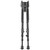 Harris Bipods 25C1A2 Non-Swivel 25C Swivel Stud, 13.50-27", Black Steel/Aluminum, Rubber Feet