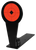 Birchwood Casey 47524 World of Targets Popper 4" Rimfire Pistol/Rifle Black/Orange Steel Diamond Standing Includes Ground Stakes