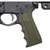 Hogue 13041 Modular OvermoldedOD Green Rubber Pistol Grip with Finger Grooves Fits AR-15/M16