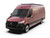 Mercedes Benz Sprinter (L4H2/170in XLWB/High Roof) (2007-Current) Slimpro Van Rack Kit