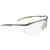 Radians Bravo Protective Eyeware Clear Lens, Silver Metal Frame