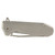 Southern Grind SG0903001101 Penguin3.50" Folding Drop Point Plain Satin S35VN SS Blade/ Silver Titanium Handle