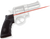 Crimson Trace LG344 Lasergrips5mW Red Laser with 633nM Wavelength & Black Finish for Ruger GP100, Super Redhawk