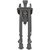 Harris Bipods S-L2 Swivel L Swivel Stud, 9-13", Black Steel/Aluminum, Self-Leveling Legs, Rubber Feet